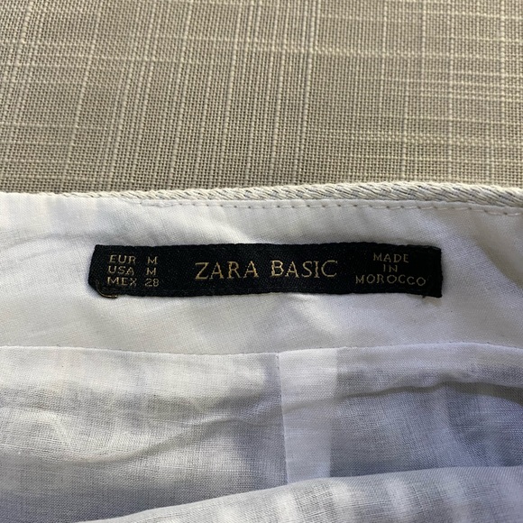 NWOT Zara skirt in cream and black. Women’s size M - Picture 5 of 13
